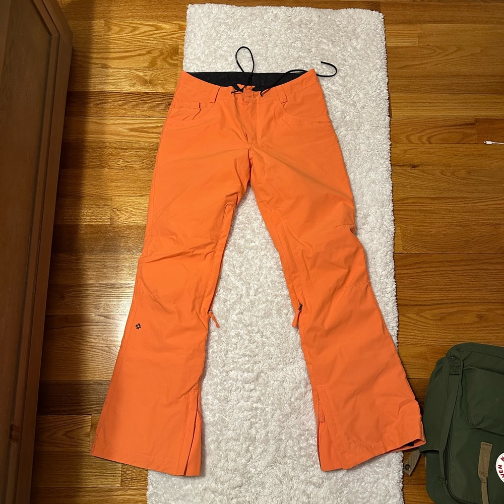 Bright Orange Ski Pants